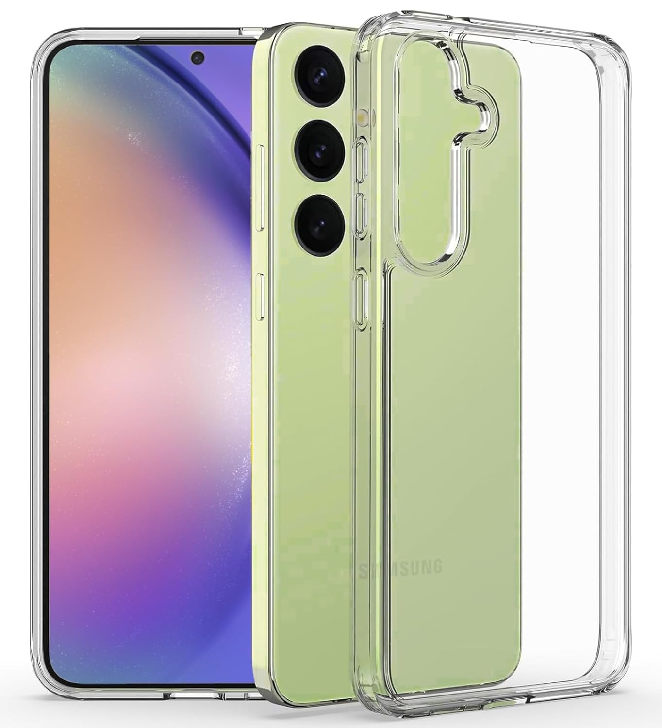 Best Samsung Galaxy A54 Back Cover Case | Hybrid - Clear Best Samsung Galaxy A54 Back Cover Case | Hybrid - Clear