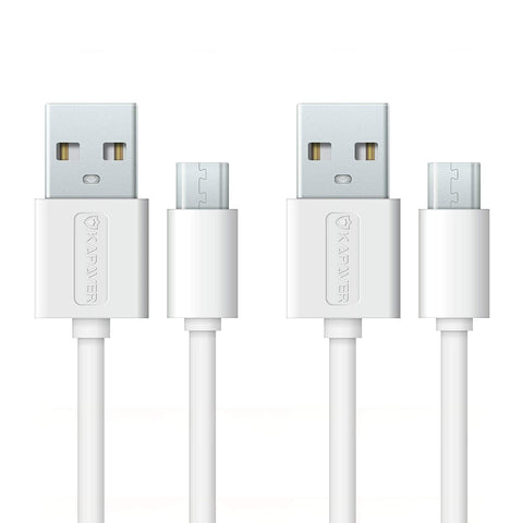 KAPAVER Micro USB Cable For Charging & Sync Data to Android SmartPhones1 meter (White)