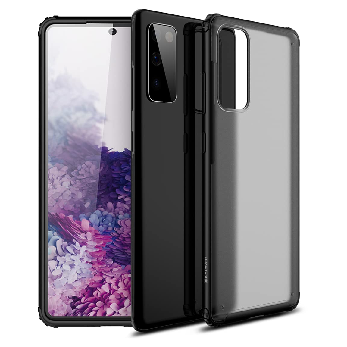 Samsung Galaxy S20 FE Back Cover Case Frosted Matte Black