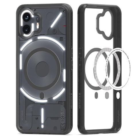Nothing Phone 2 Back Cover Case | Mag X - Smoke Black