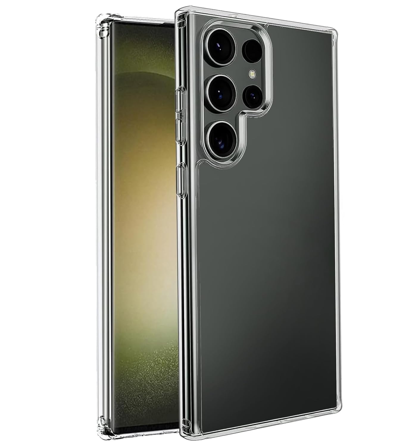 Best Samsung Galaxy S23 Ultra Back Cover Case Hybrid Clear