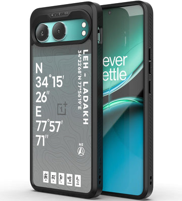 OnePlus Nord 4 Back Cover Case | GPS Edition (Leh-Ladakh) Impulse - Black