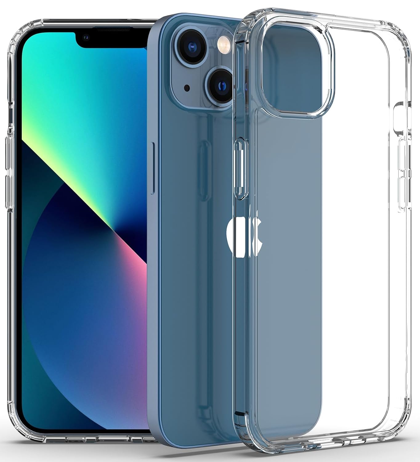 Best iPhone 13 Back Cover Case Hybrid Crystal Clear