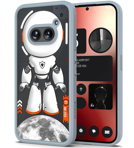 Nothing Phone 2a / 2a Plus 5G Back Cover Case | Impulse (Astro Big Eyes) - Gray