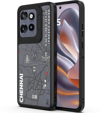 Moto Edge 50 Neo Back Cover Case | GPS Edition (Namma Chennai) Impulse - Black