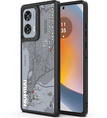 Motorola Edge 50 Fusion Back Cover Case | GPS Edition (Mumbai) Impulse - Black