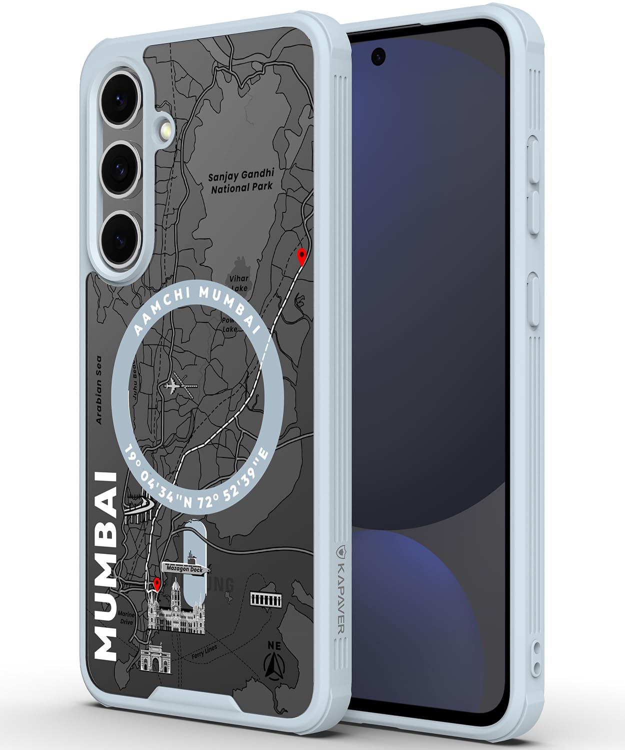 Samsung Galaxy S24 FE Back Cover Case | GPS Edition (Mumbai) Mag X Samsung Galaxy S24 FE Back Cover Case | GPS Edition (Mumbai) Mag X