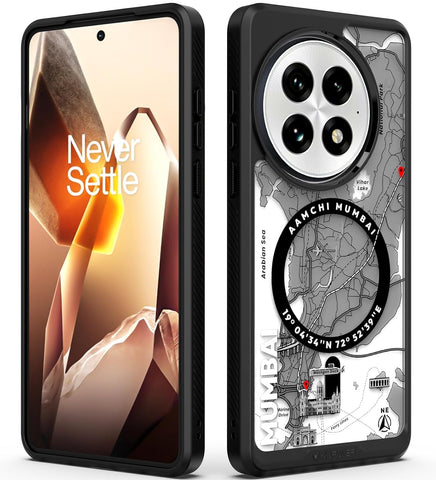 OnePlus 13 Back Cover Case | GPS Edition (Mumbai) Mag X - Black