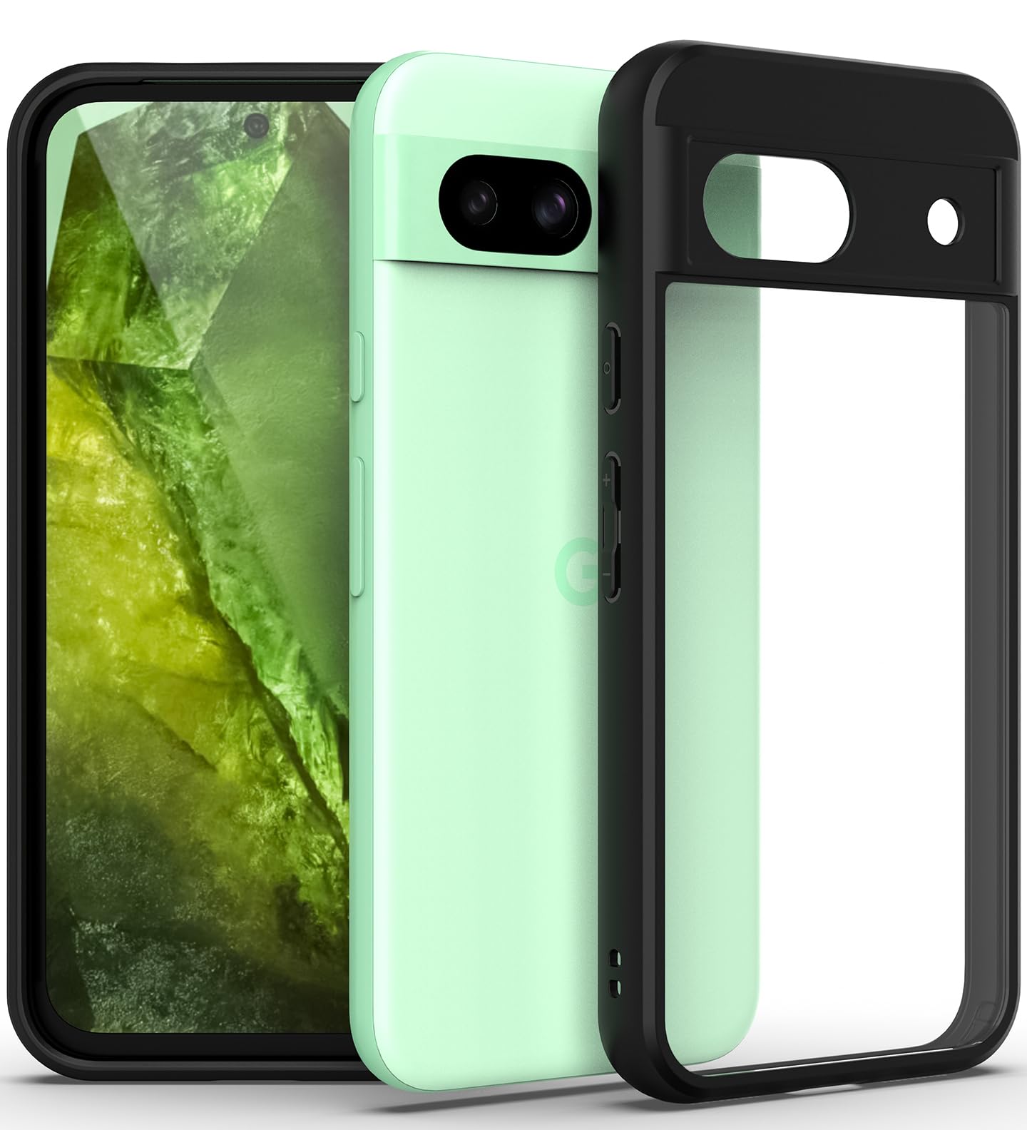 Best Google Pixel 8a Back Cover Case Hybrid Clear