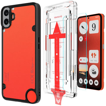 CMF Phone 1 By NOTHING Back Cover Case With Glass | Impulse - Clear Case with Glass