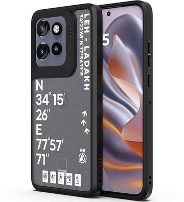 Moto Edge 50 Neo Back Cover Case | GPS Edition (Leh-Ladakh) Impulse - Black