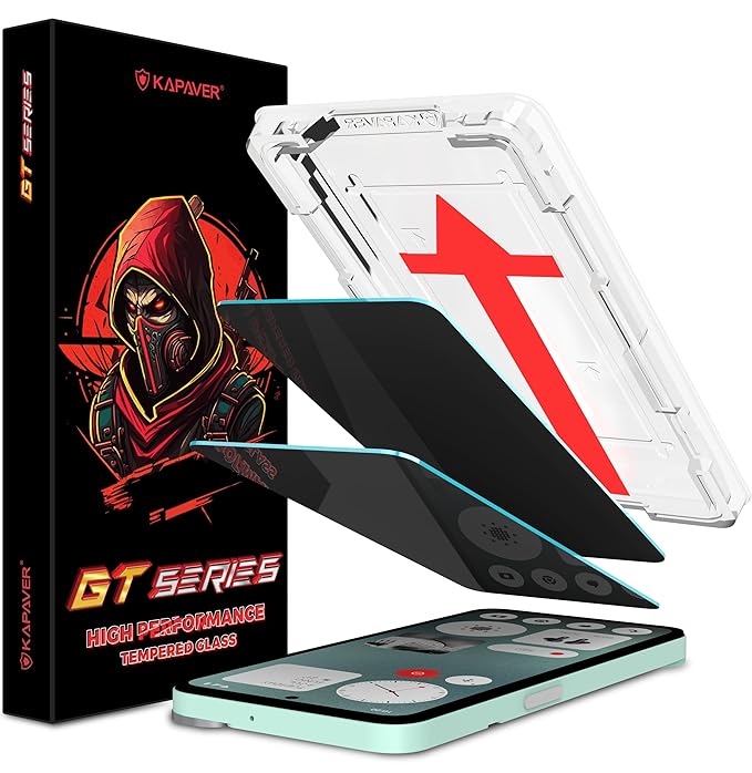 CMF Phone [GT Series Easy Do] Matte Privacy Tempered Glass (On-Screen  Fingerprint Lock Will Not Work) Pack