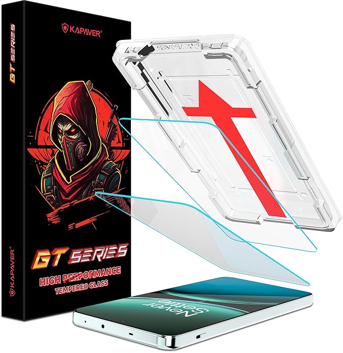 OnePlus Nord Tempered Glass Screen Protector Guard Glass HD Pack (with EasyDo Applicator)