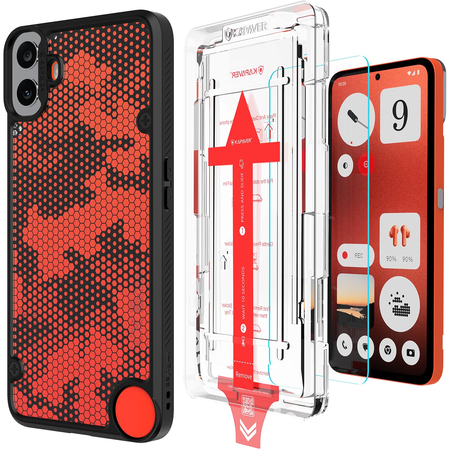 Best CMF Phone 1 By NOTHING Back Cover Case With Glass | Impulse Best CMF Phone 1 By NOTHING Back Cover Case With Glass | Impulse