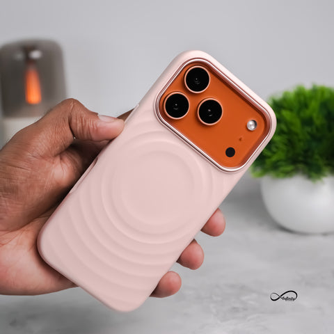 iPhone 17 Pro Back Cover Case | Silicone Mag-X - Pink