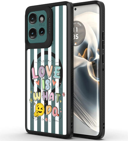 Motorola Edge 50 Back Cover Case | (LWYD) Mag X - Black