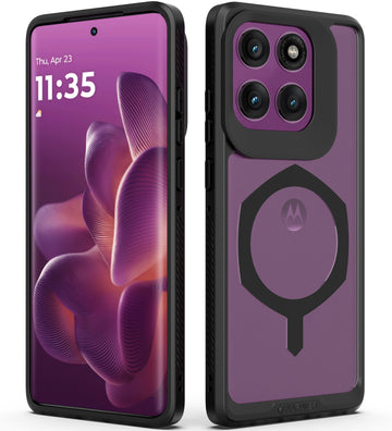Motorola Edge 60 Pro Back Cover Case | Mag HX - Black