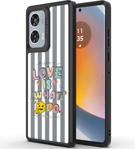 Motorola Edge 50 Fusion Back Cover Case | (LWYD) Impulse - Black