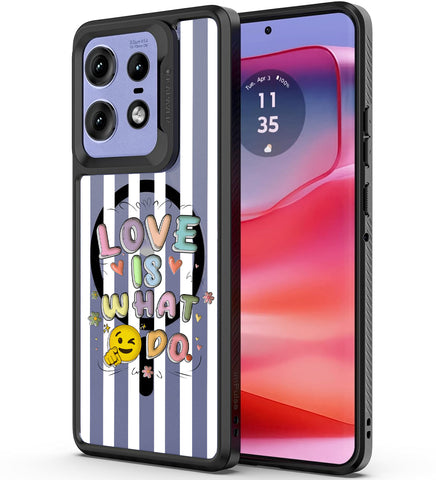 Motorola Edge 60 Pro Back Cover Case | (LWYD) Mag X - Black