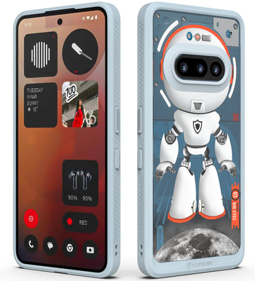 Nothing Phone 3a Back Cover Case | Impulse (Astro Big Eyes) - Gray