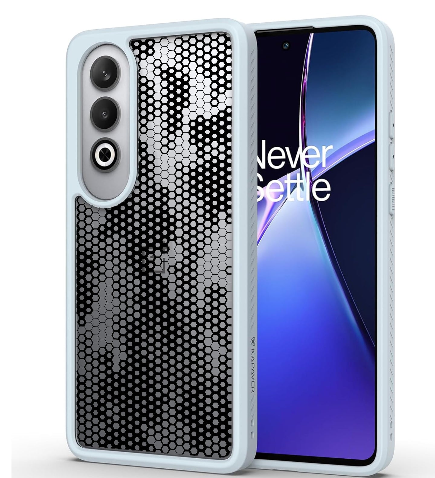 Best OnePlus Nord CE4 Back Cover Case Impulse Gray (Honeycomb)