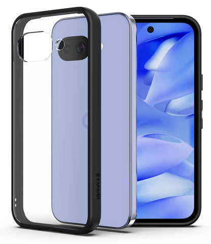 Google Pixel 9a Back Cover Case | Hybrid - Black