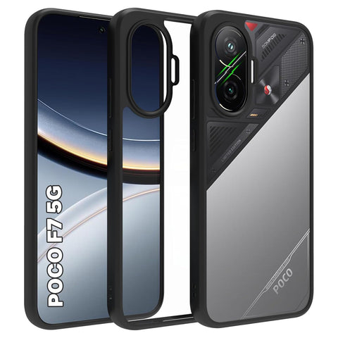 Redmi Turbo 4 Pro Back Cover Case | Hybrid - Black