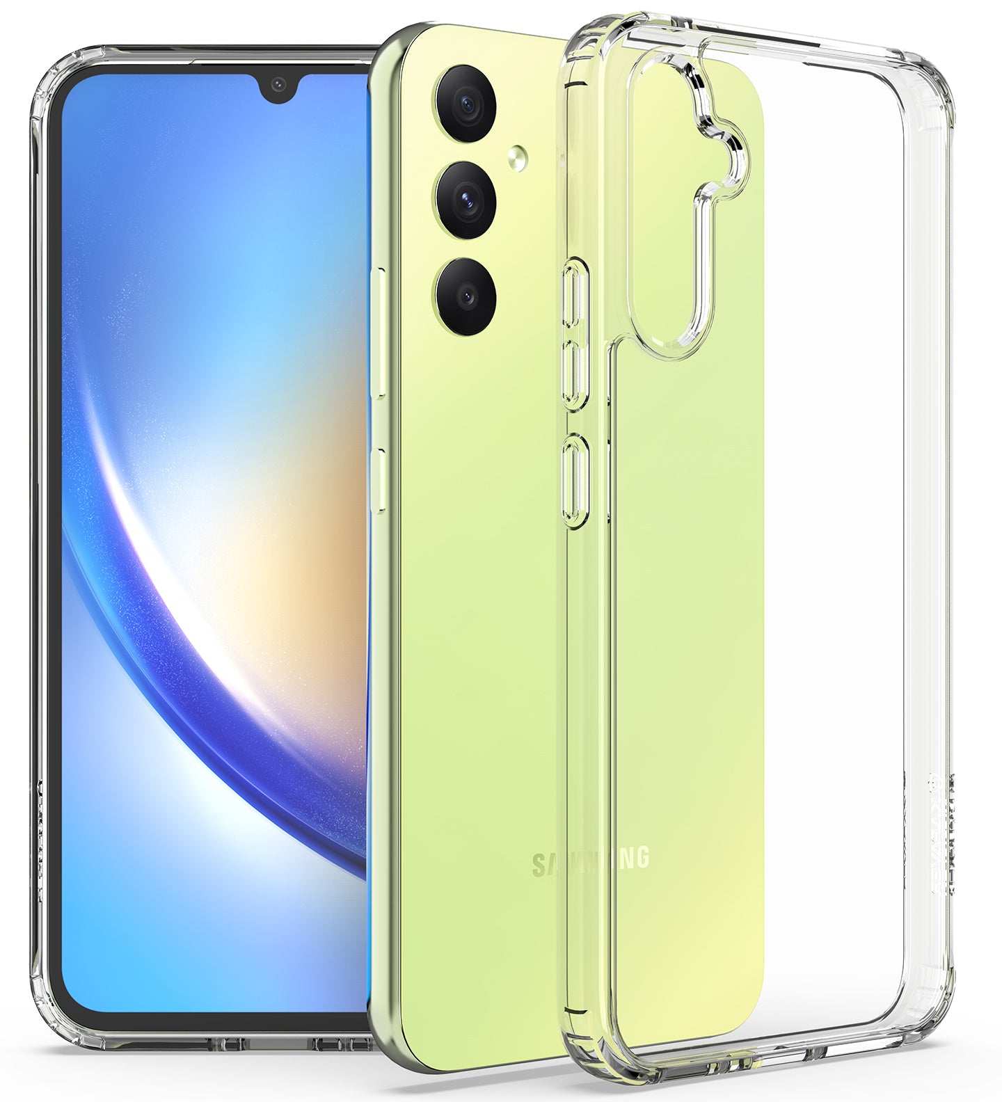 Samsung Galaxy A34 5G Back Cover Case Hybrid Crystal Clear