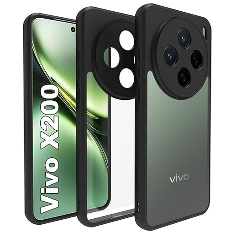 Vivo X200 Back Cover Case | Hybrid - Black