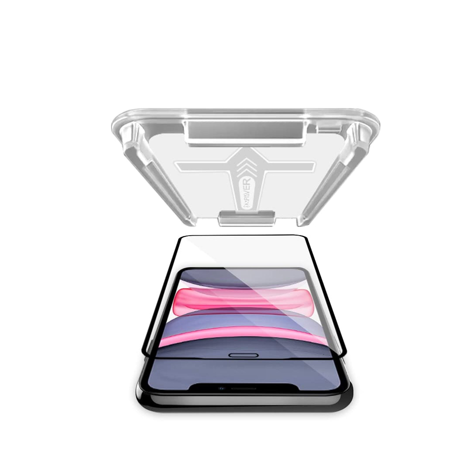 iPhone XR iPhone 11 Tempered Glass Screen Protector Guard EZ FIT Pack