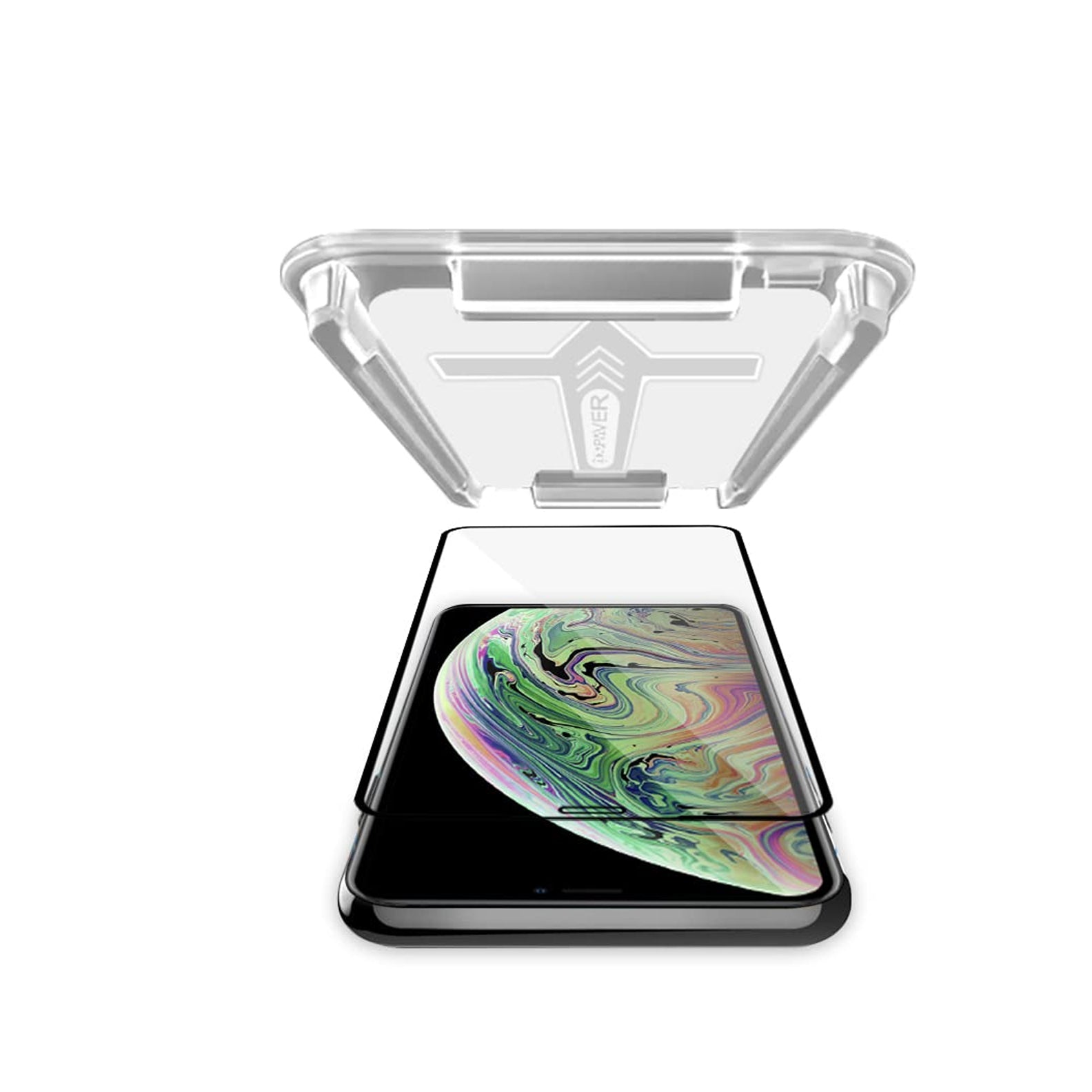 KAPAVER® GLaS HD EZ FIT 3D for iPhone Xs Max 11 Pro Max Edge to