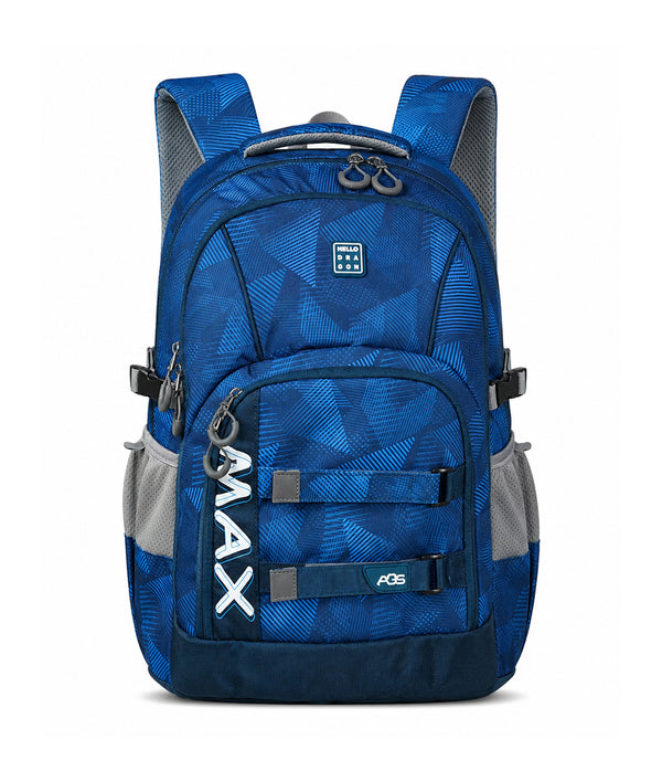 HELLO DRAGON by Kapaver AGS Kids School Backpack for Boys & Girls - Blue (40L)