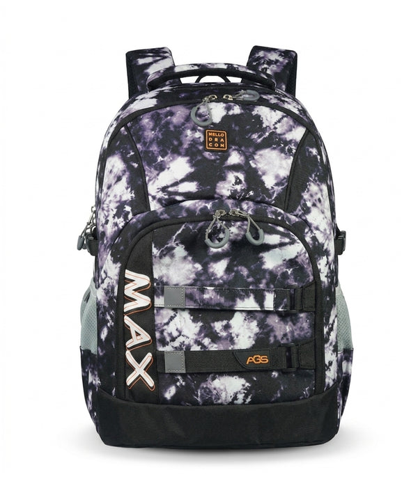 HELLO DRAGON by Kapaver AGS Kids School Backpack for Boys & Girls - Black (40L)