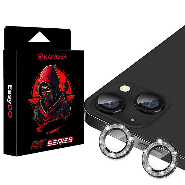 iPhone 15 / iPhone 15 Plus Camera Lens Protector | GT Series [Easy Do] - Black