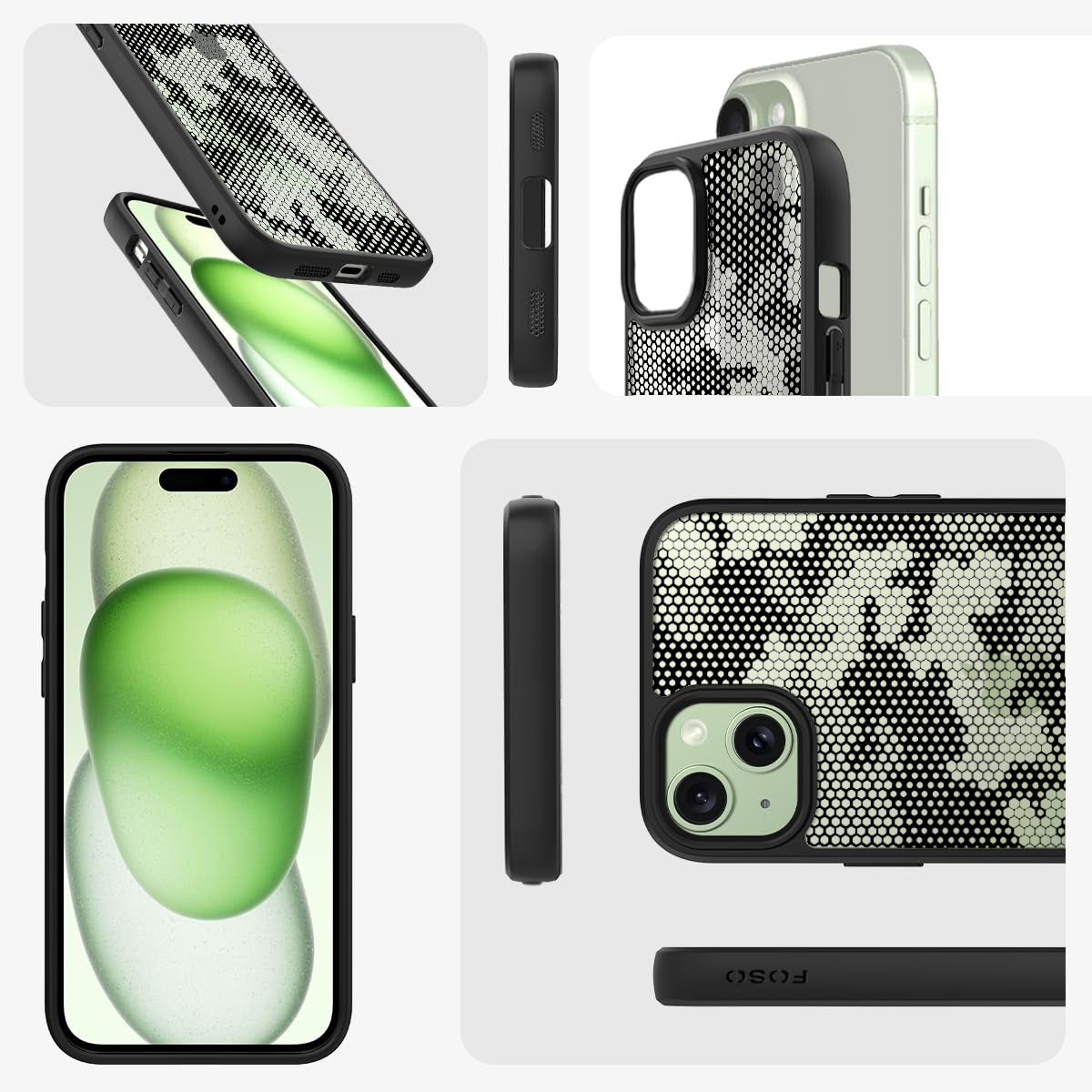 Charging Compatible Husa Razer Iphone 11 IPhone 15 Plus (FOSO