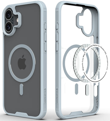 iPhone 16 Plus Back Cover Case | Mag X - Gray