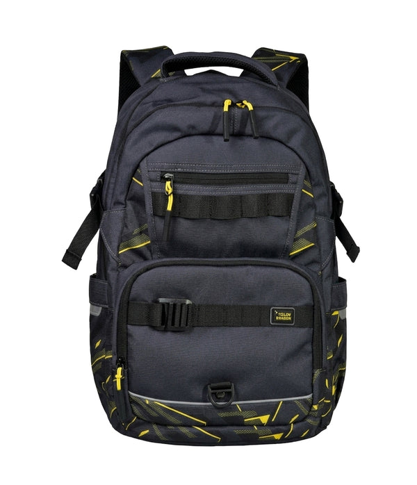 HELLO DRAGON by Kapaver AGS Kids School Backpack for Boys & Girls - Gray (30L)