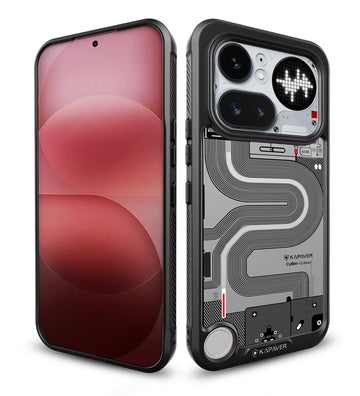 Nothing Phone 4a Pro Back Cover Case | CyBer-i Edition - Black (01)