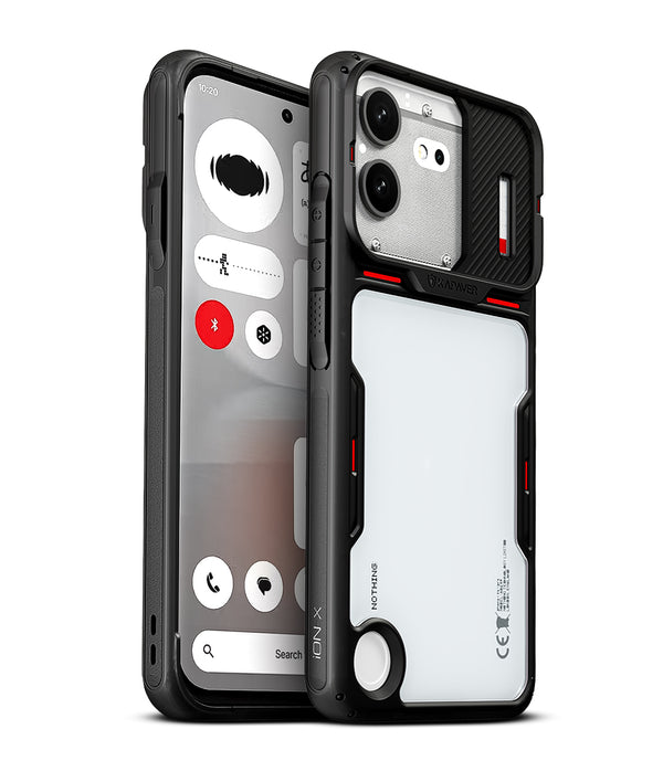 Nothing Phone 4b Back Cover Case | iON-X - Smoke Black