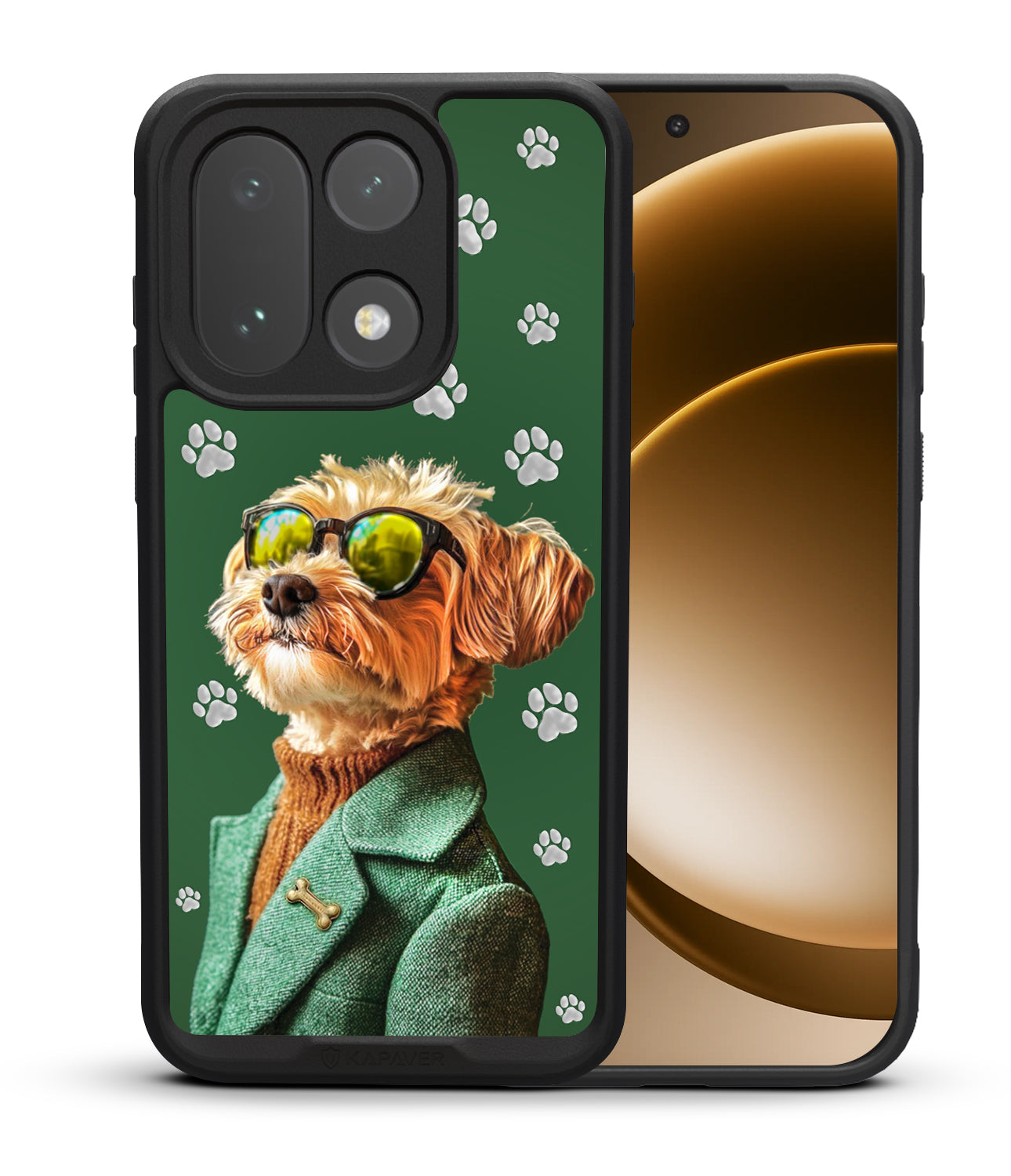 (Refurbished) OnePlus 15 Back Cover Case | Dapper Dog Mag X - Black