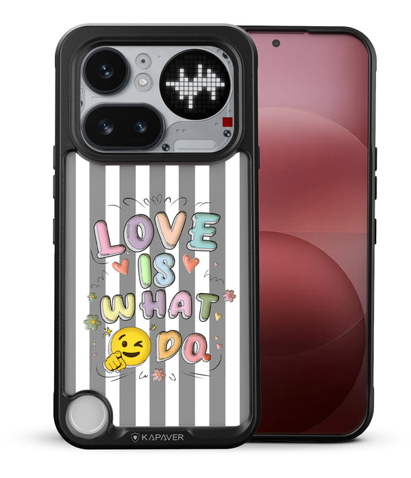 Nothing Phone 4a Pro Back Cover Case | (LWYD) Impulse - Black