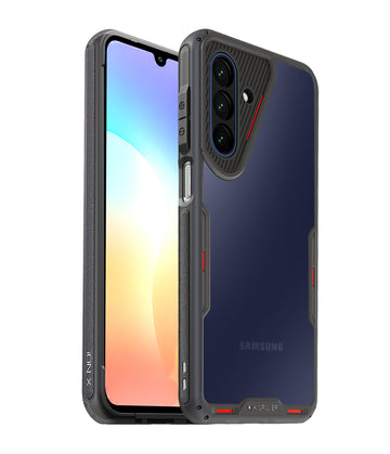 Samsung Galaxy M17 5G / F17 5G / A17 / A18 5G Back Cover Case | iON-X - Smoke Black