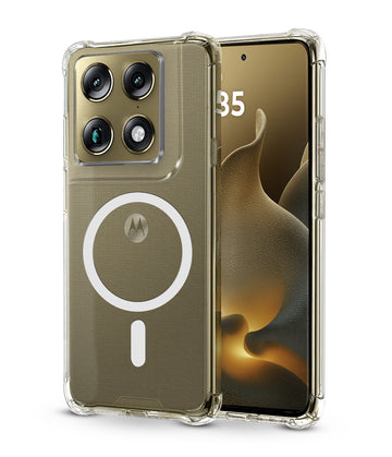 Moto Signature Back Cover Case | Essential Magnetic - Bumper Clear