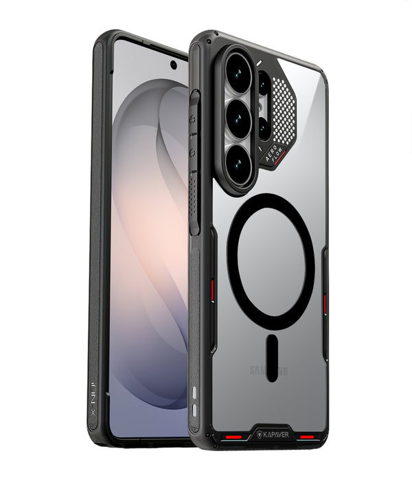 Samsung Galaxy S26 Ultra Back Cover Case | iON-X Magnetic - Smoke Black