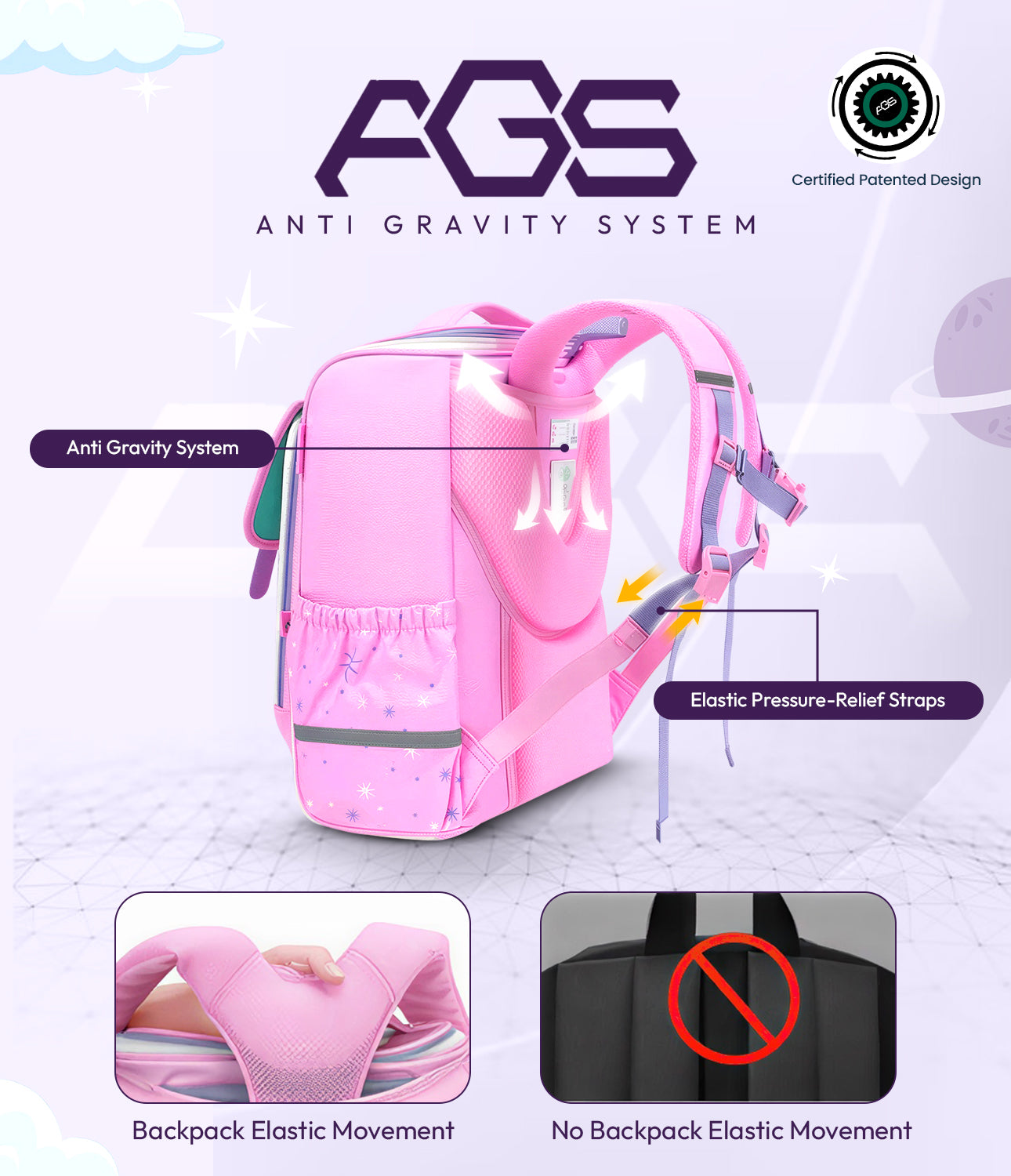 Ergonomic School Bag for Kids