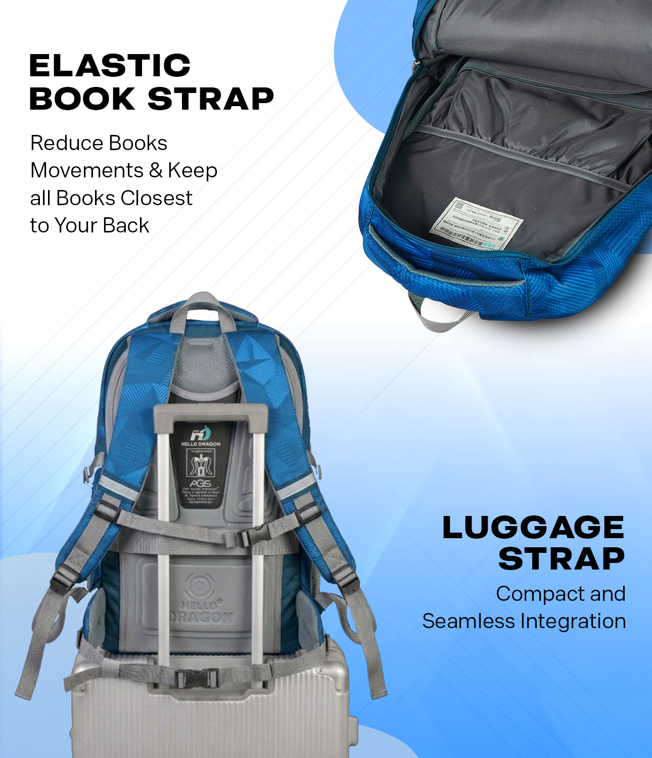 Trendy backpack for teens suitable for school, travel