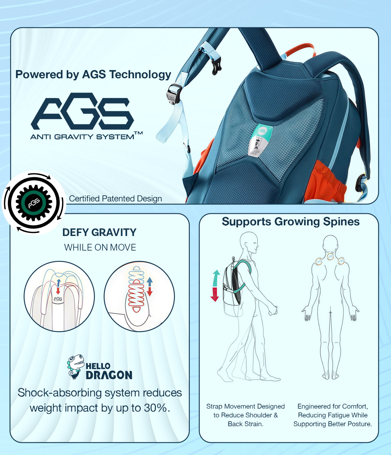 AGS School Backpack