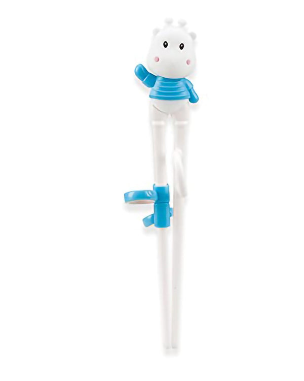 (PINKAH) Chopsticks with Cute 3D Cartoon Head For Kids - White
