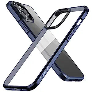 iPhone 13 Pro Max Back Cover Case I Ice Crystal - Navy Blue