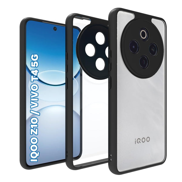 IQOO Z10 Back Cover Case | Hybrid - Black